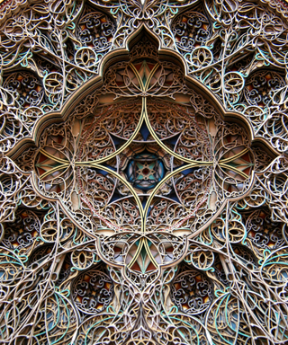 Illustration for article titled Incredibly beautiful windows made from stacked laser-cut paper